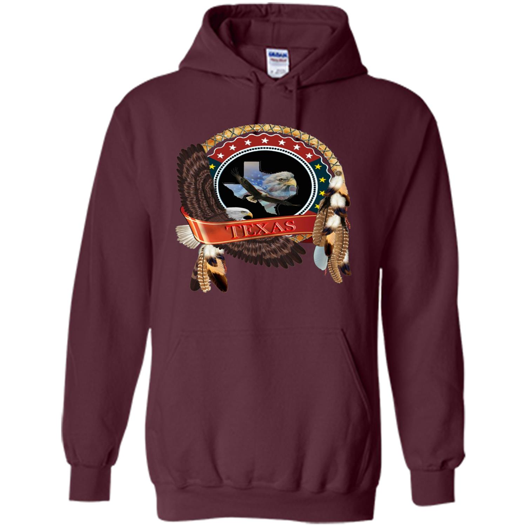Dream Catcher Texas Art T-shirt Maroon