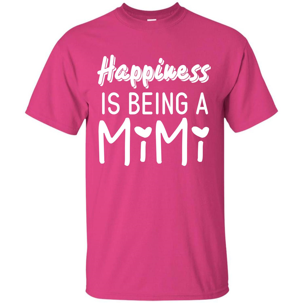 Mimi T-shirt Happiness Is Being A Mimi Heliconia