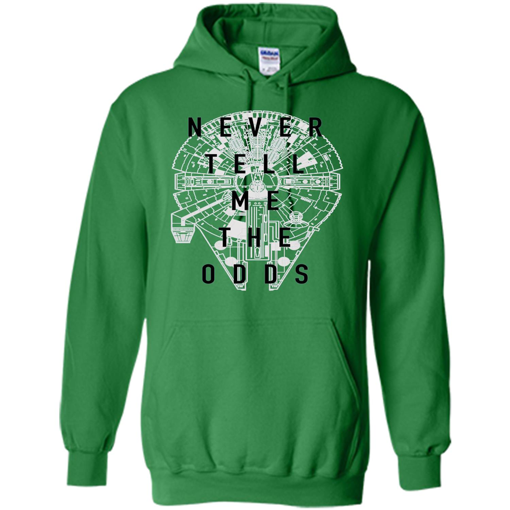 Movie T-shirt Never Tell Me The Odds T-shirt Irish Green