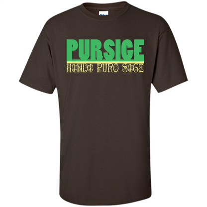 Pursige T-shirt Dark Chocolate