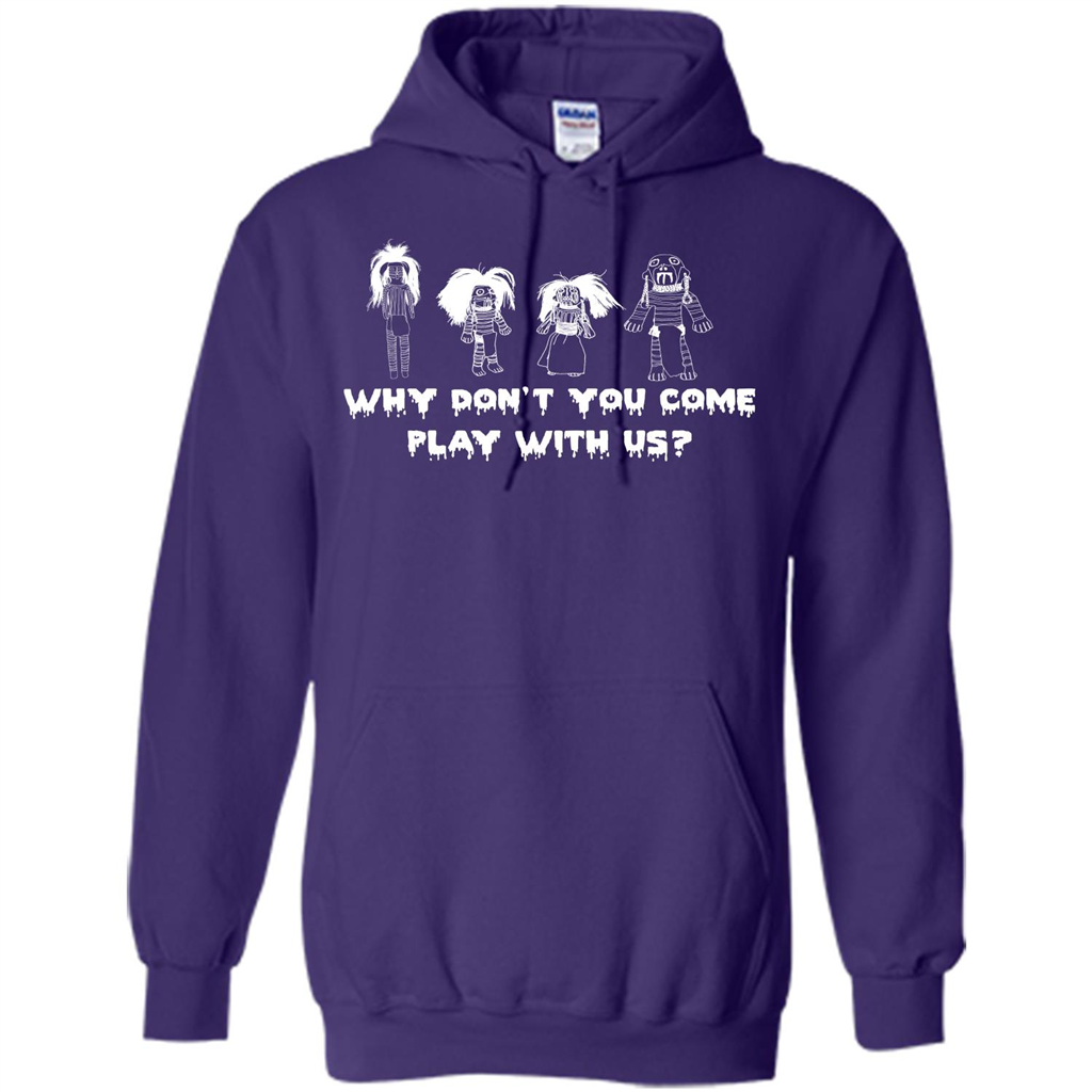 Halloween Creepy Dolls T-Shirt Dolls Purple