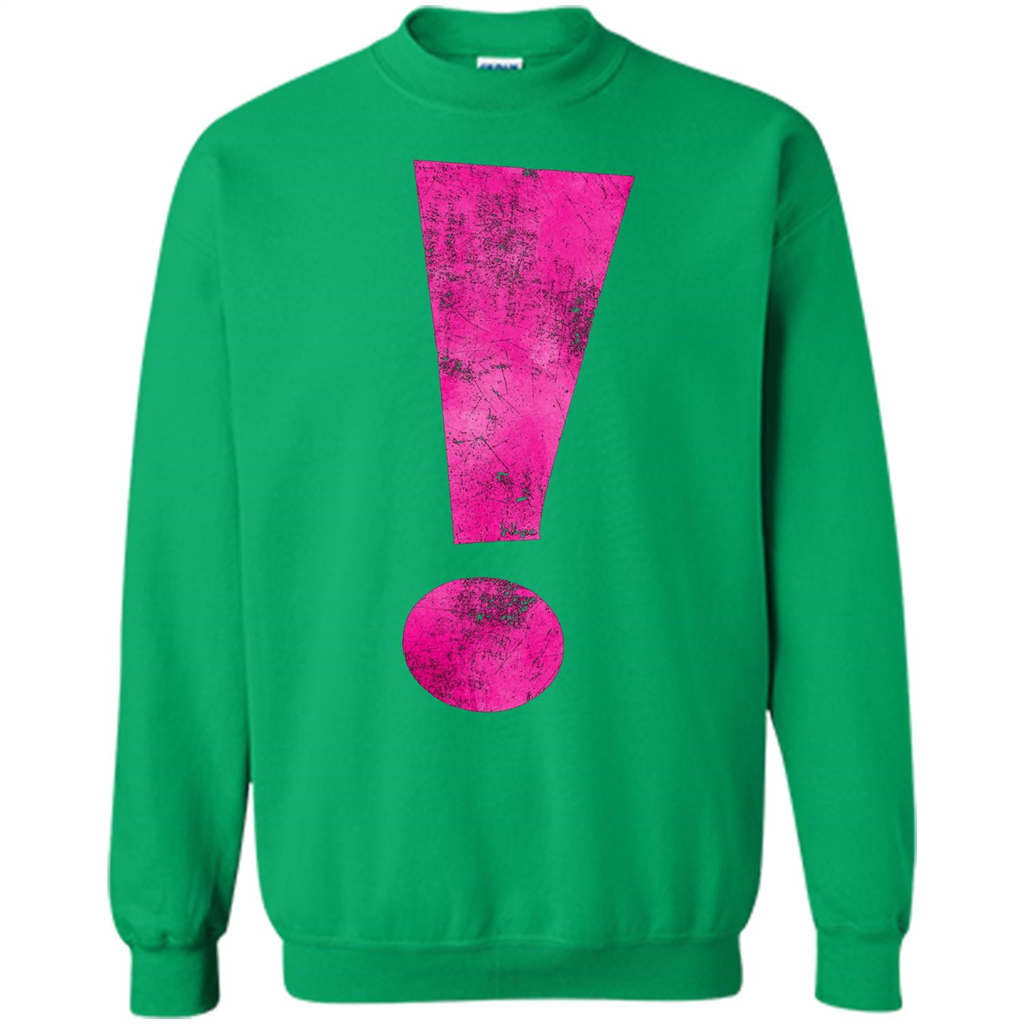 Exclamation Point Graphic T-shirt Irish Green