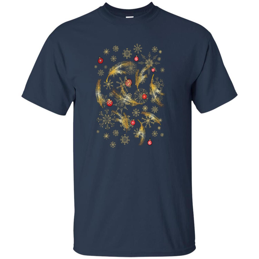 Xmas Merry Christmas Happy New Year T-shirt Navy