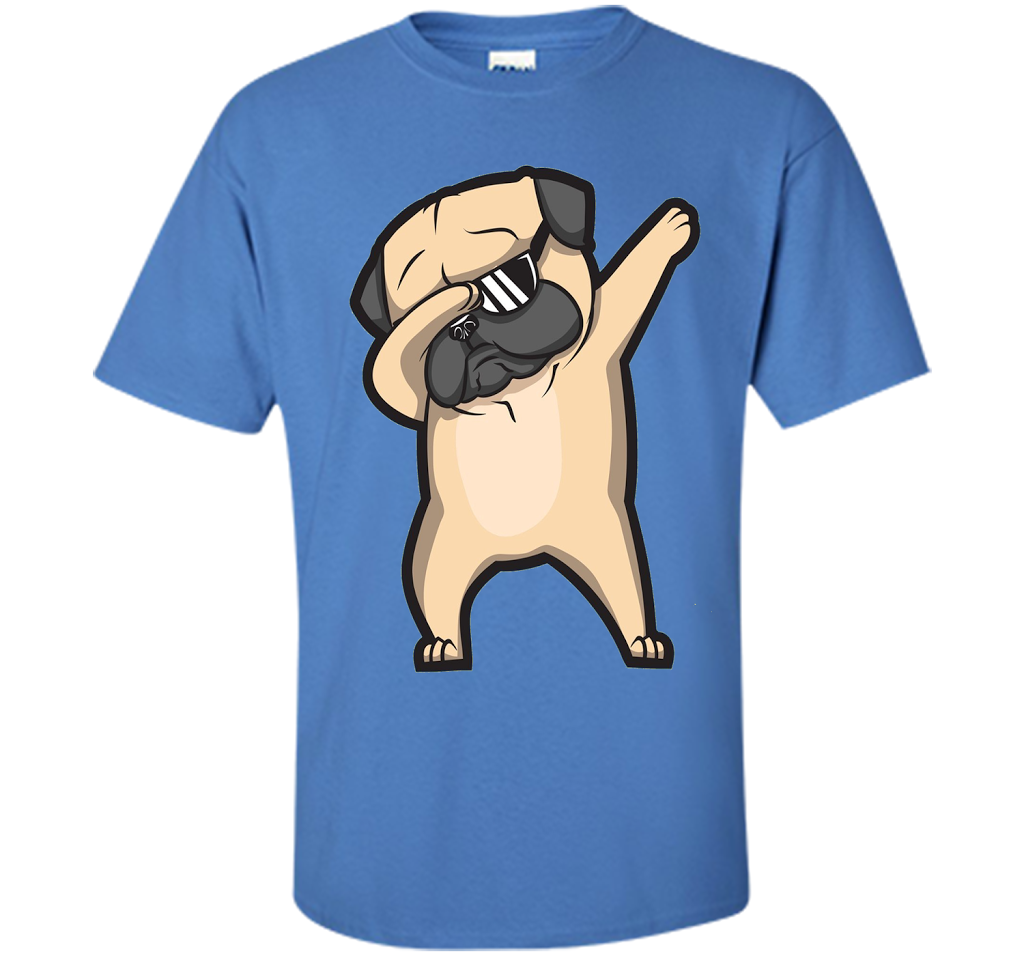 Dabbing Pug Shirt - Cute Funny Dog Dab T-Shirt t-shirt Iris