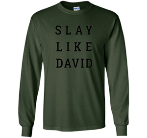 Slay Like David Religious Bible Inspired Christian T-shirt