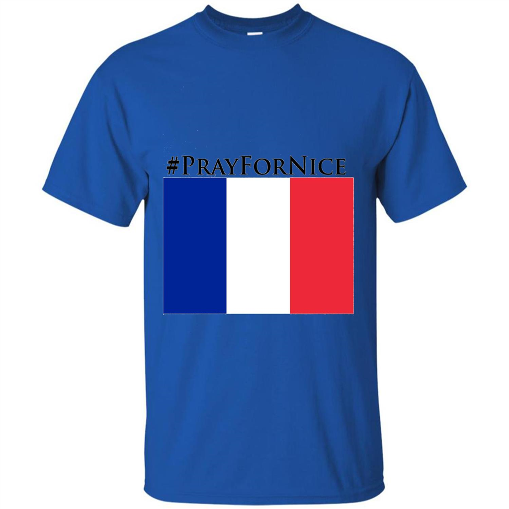 Pray For Nice T-shirt Royal