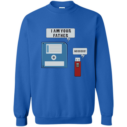 USB Floppy Disk Funny Computer Nerd T-shirt Royal