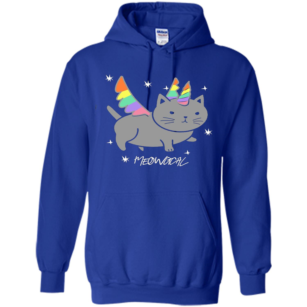 Funny Meowgical Cat Unicorn T-shirt For Cat Lover Royal