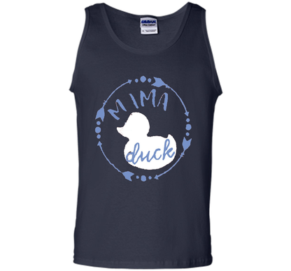 Women's Mama Duck TShirt, Mama Duck Plaid Shirt, Matching Fa shirt Navy
