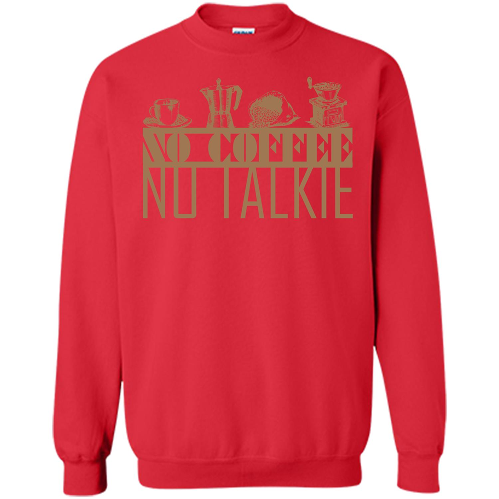 No Coffee No Talkie T-shirt Red