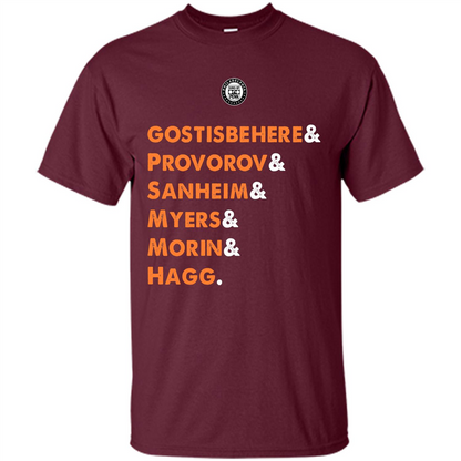 Gostisbehere. Provorov. Sanheim. Myers.Morin. Hagg Maroon