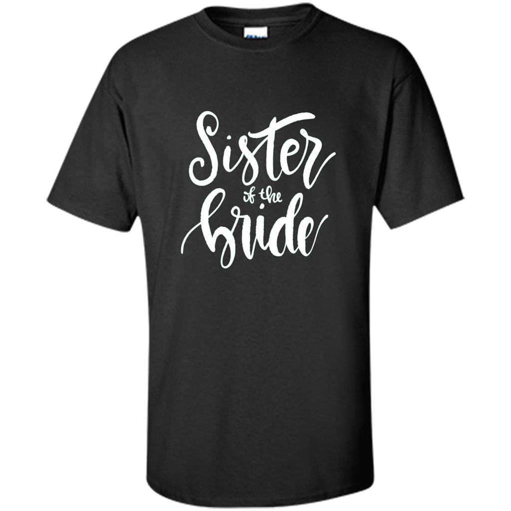 Sister Of The Bride T-shirt Black