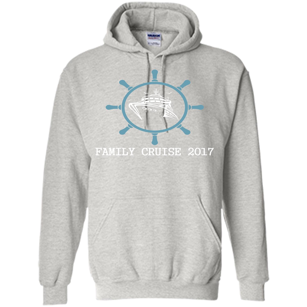 Family T-shirt Family Cruise 2017 Ash