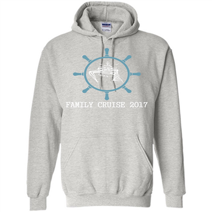 Family T-shirt Family Cruise 2017 Ash