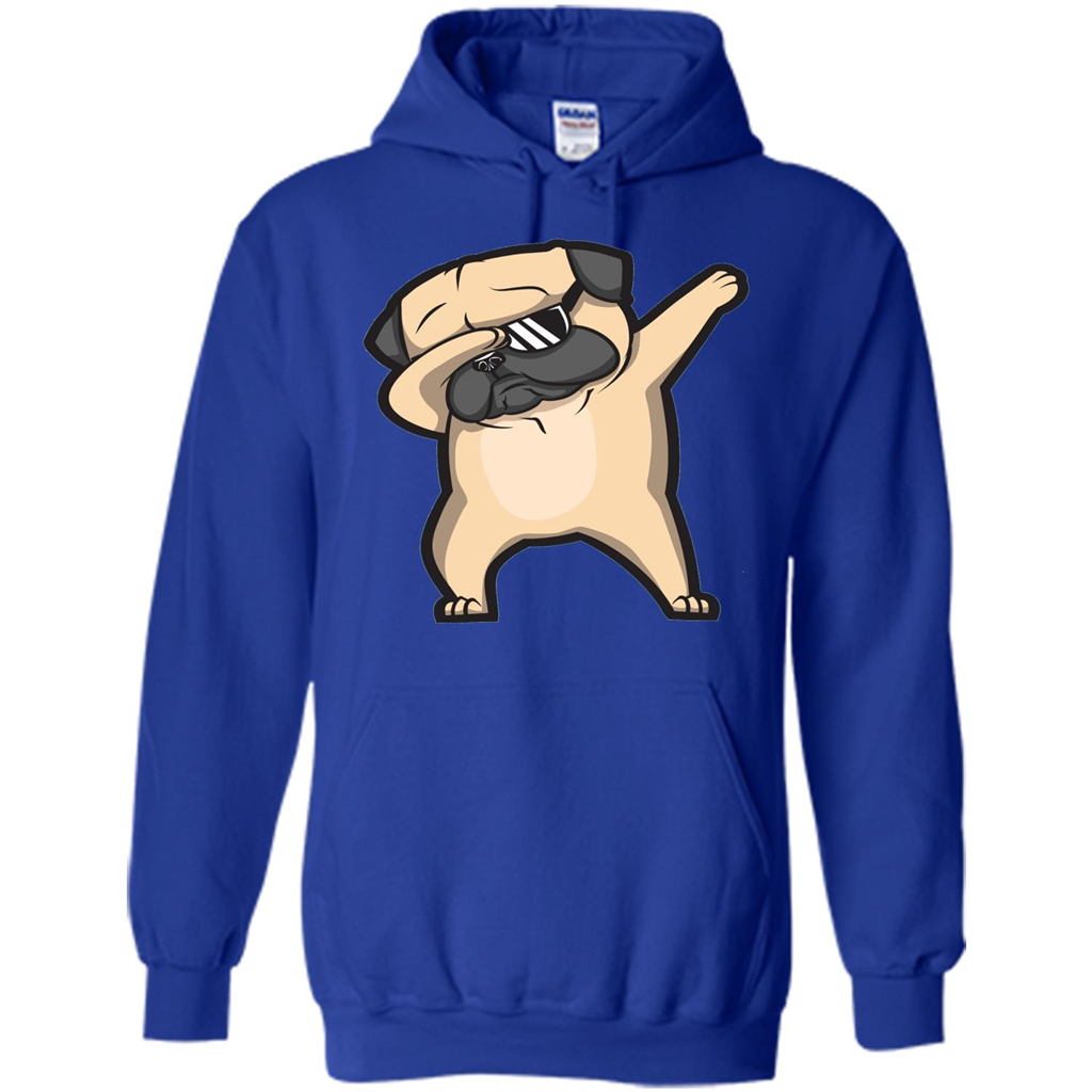 Dabbing Pug Shirt - Cute Funny Dog Dab T-shirt Royal