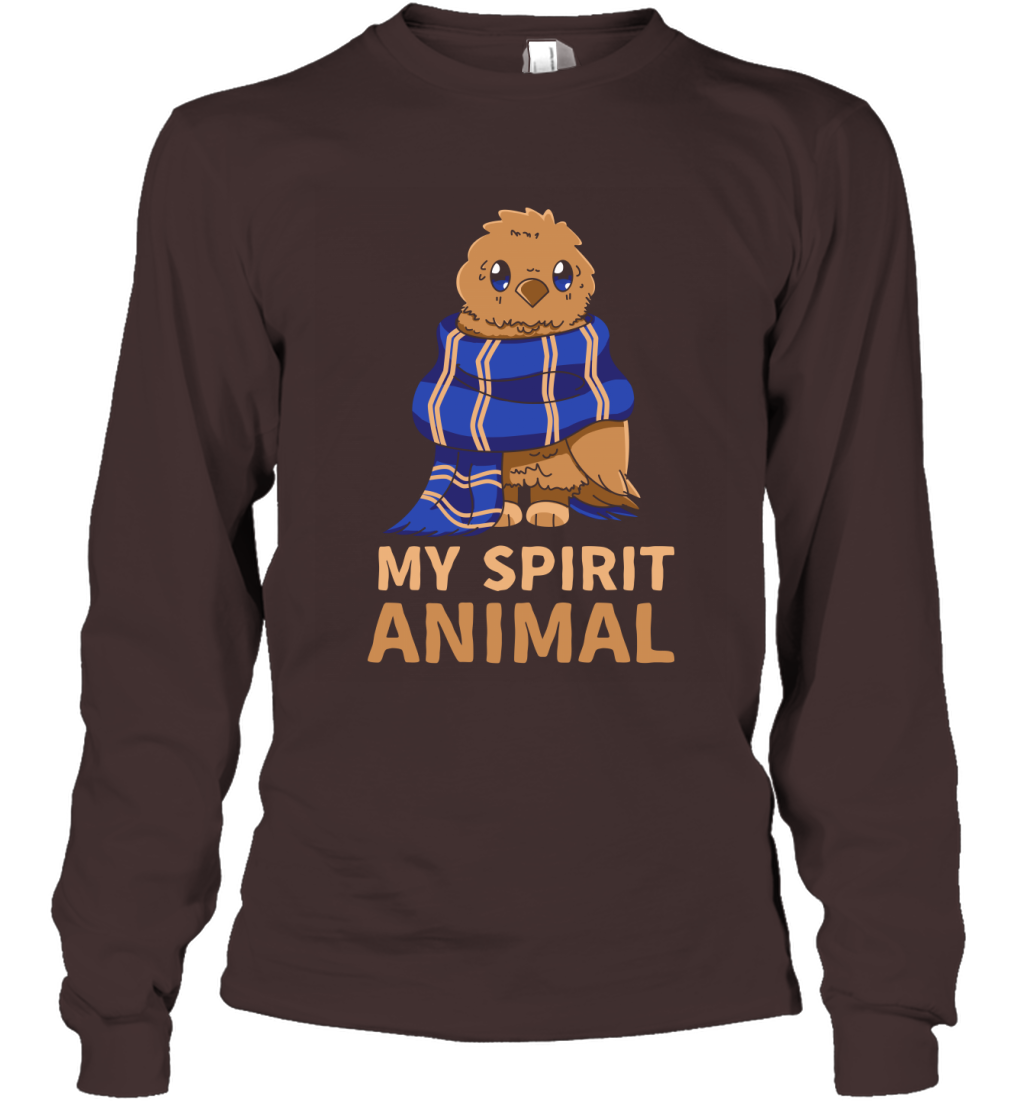 Ravenclaw - My Spirit Animal Harry Potter Long Sleeve T-Shirt Long Sleeve T-Shirt Dark Chocolate