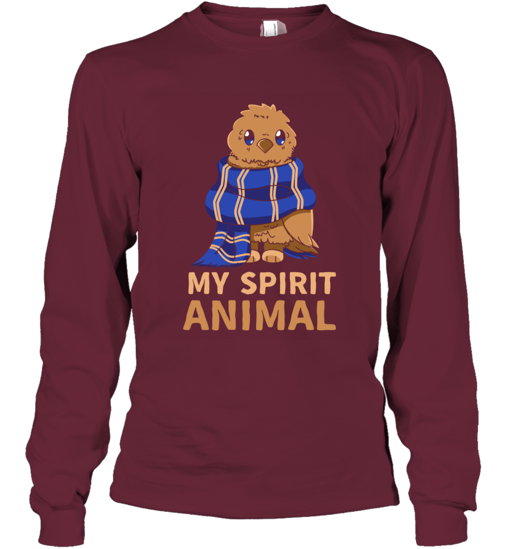 Ravenclaw - My Spirit Animal Harry Potter Long Sleeve T-Shirt Long Sleeve T-Shirt Maroon