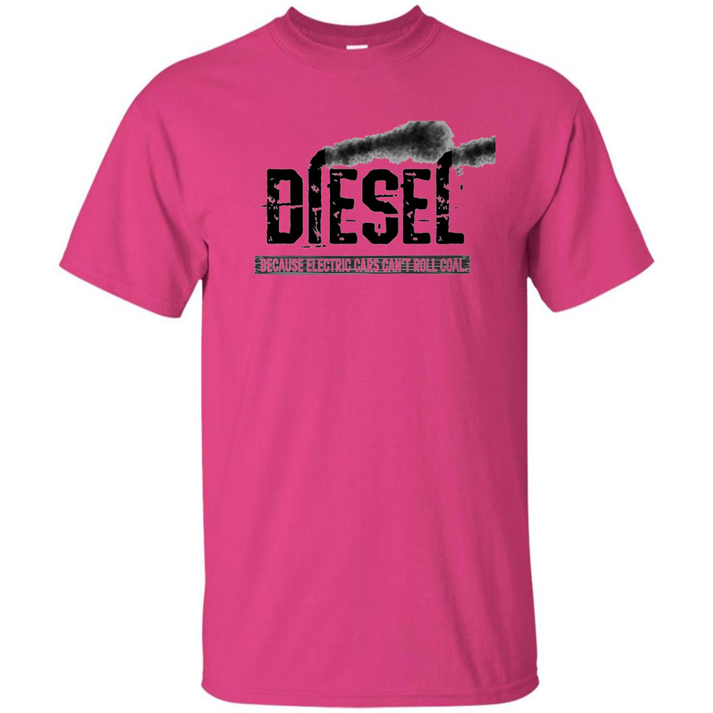 Diesel Rolling Coal T-Shirt Black Smoke Lifted Truck T-Shirt Heliconia