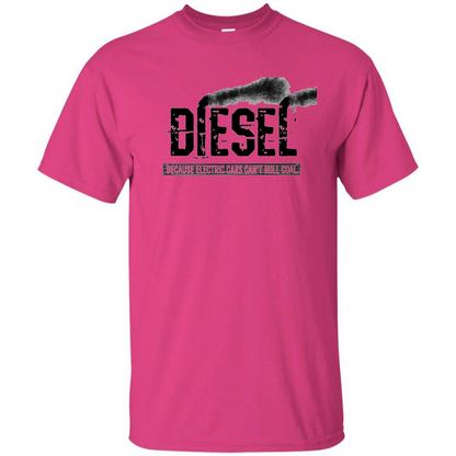 Diesel Rolling Coal T-Shirt Black Smoke Lifted Truck T-Shirt Heliconia