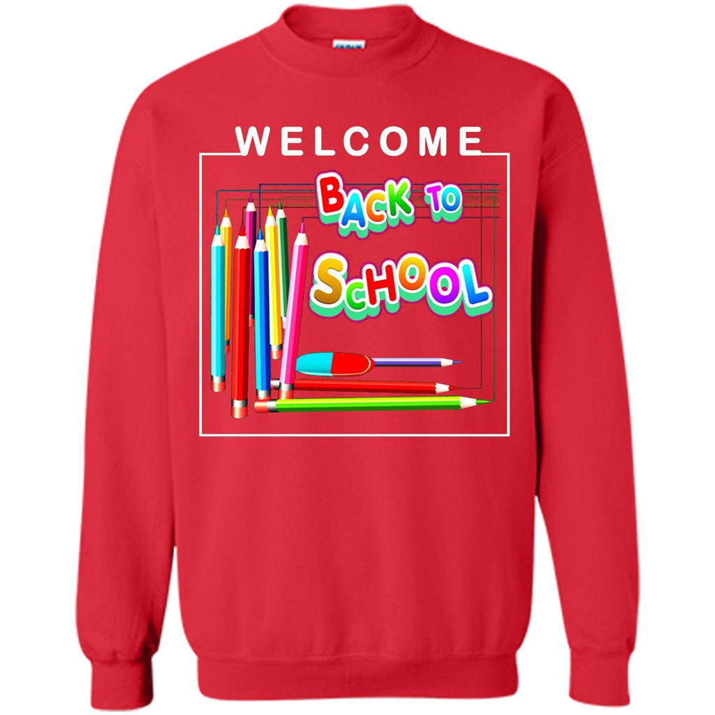 Welcome Back to School T-shirt School Day T-shirt Red
