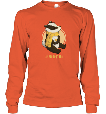 Badgers Hufflepuff House HP Long Sleeve T-Shirt Long Sleeve T-Shirt Orange