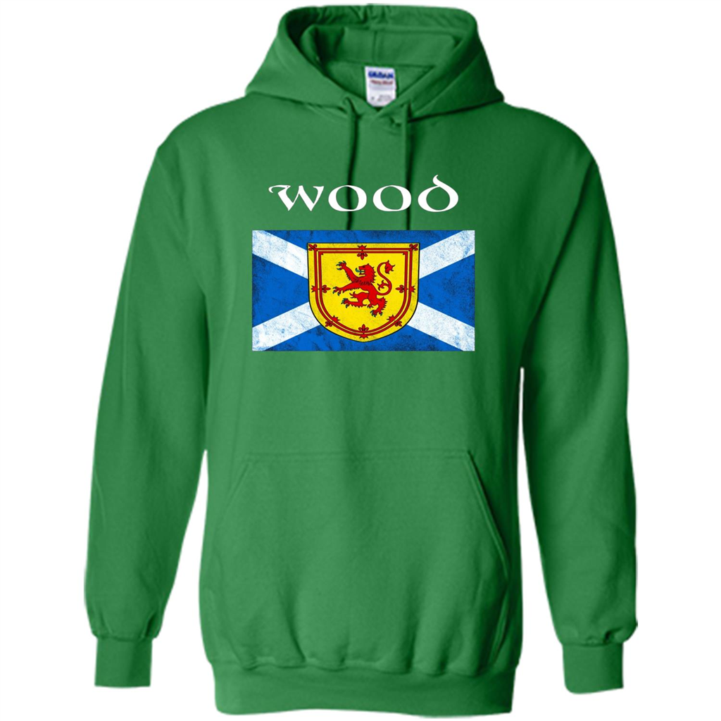 Scottish Clan Wood T-shirt Irish Green