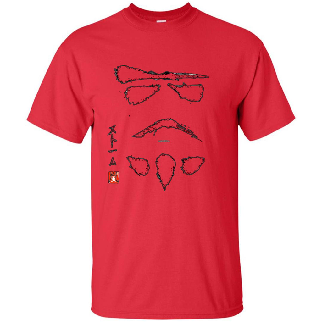 Movie T-shirt Droid Minimalistic Painting Red