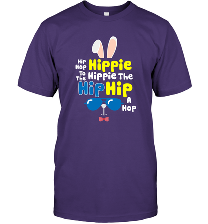 Hip Hop To The Hippie Easter Day Shirt T-Shirt T-Shirt Purple