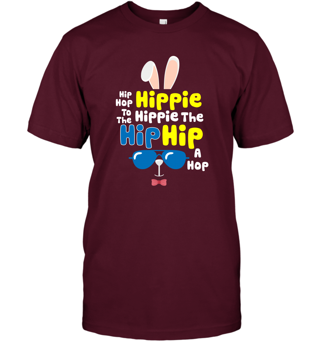 Hip Hop To The Hippie Easter Day Shirt T-Shirt T-Shirt Maroon