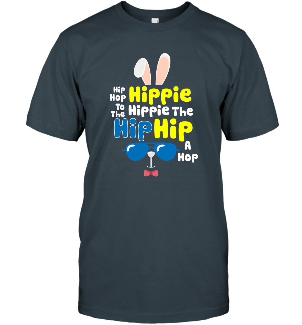 Hip Hop To The Hippie Easter Day Shirt T-Shirt T-Shirt Charcoal