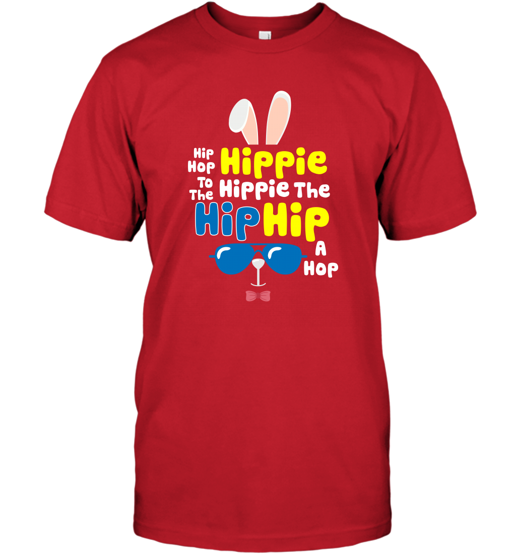 Hip Hop To The Hippie Easter Day Shirt T-Shirt T-Shirt Red