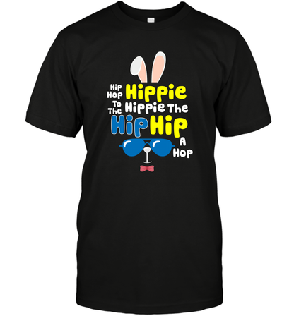 Hip Hop To The Hippie Easter Day Shirt T-Shirt T-Shirt Black