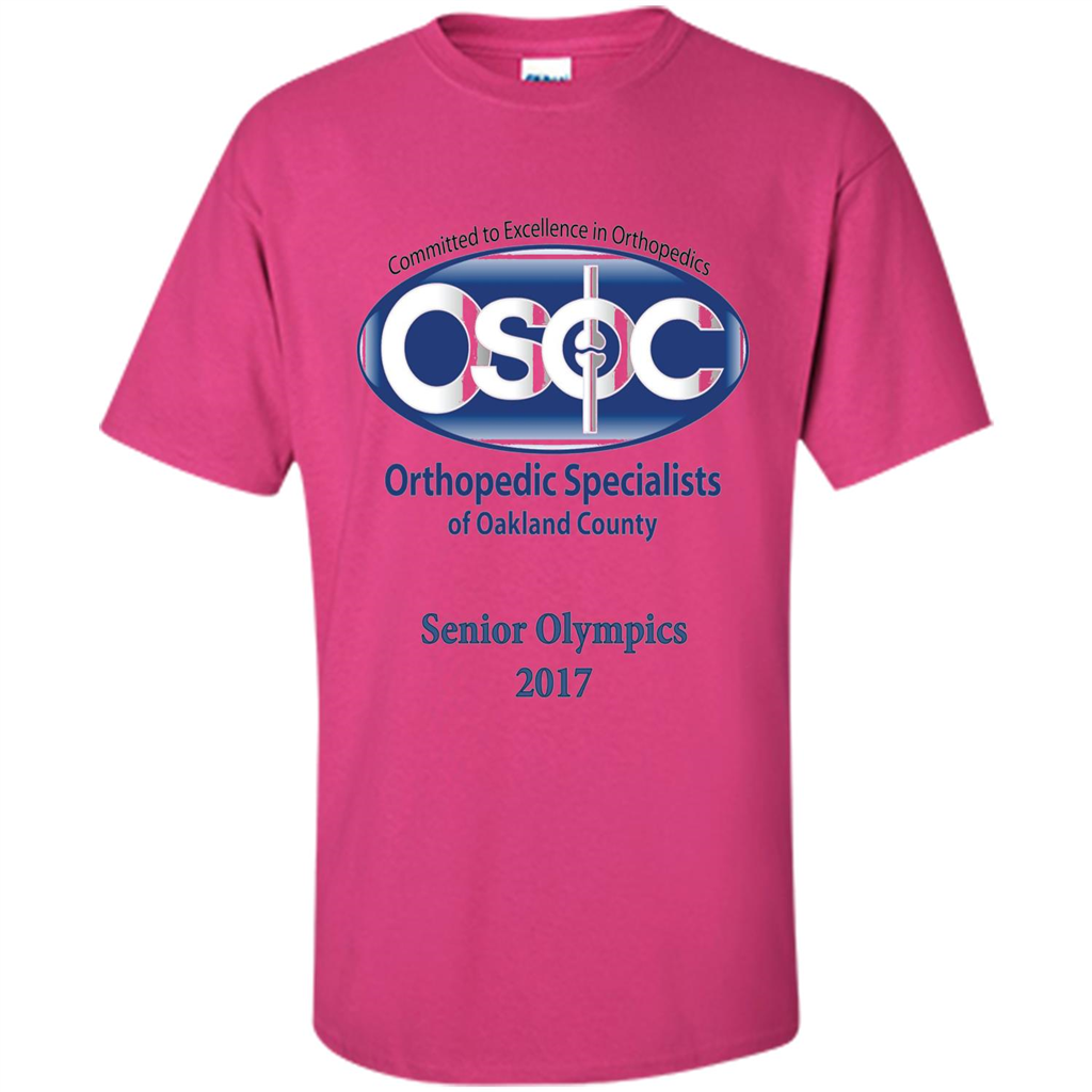 OSOC 9 Senior Olympics 2017 T-shirt Heliconia