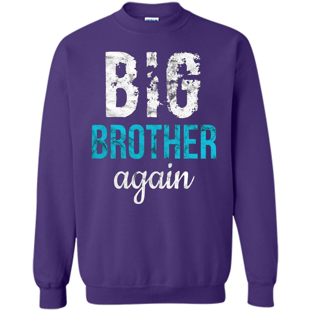 Big Brother Again Distressed T-shirt Orange