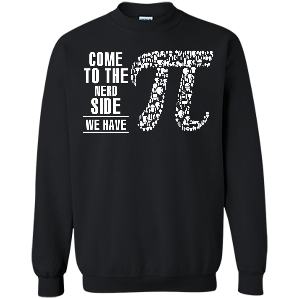 Nerd T-shirt Come To The Nerd Side We Have Pi Black