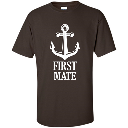 First Mate T-shirt Dark Chocolate