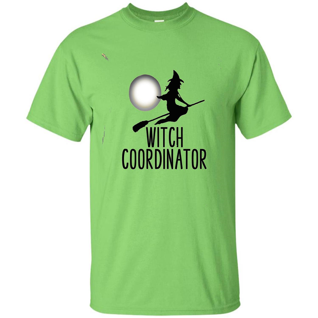 Halloween Witch Coordinator T-Shirt Lime