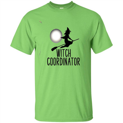 Halloween Witch Coordinator T-Shirt Lime