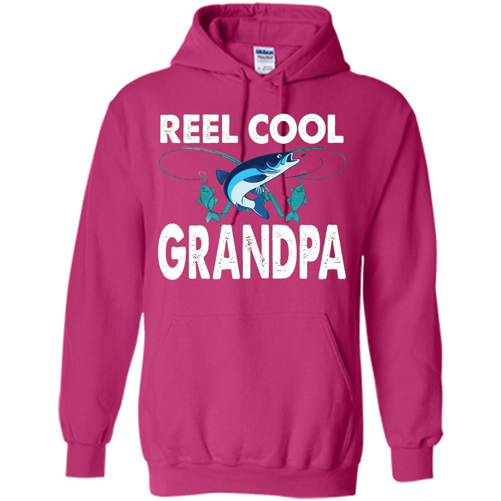 Fathers Day T-shirt Reel Cool Grandpa Heliconia