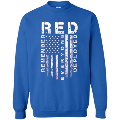 Red Friday - Remember Everyone Veteran Deployed T-shirt Royal