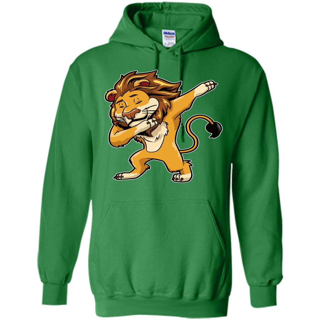 Lion Dabbing T-shirt Dab Cat Dance Irish Green
