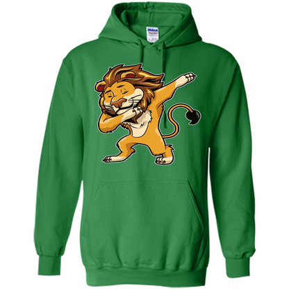 Lion Dabbing T-shirt Dab Cat Dance Irish Green