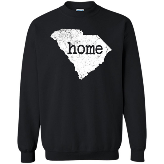 South Carolina T-hirt Distressed South Carolina Home T-shirt Black