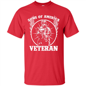 Military T-shirt Sons Of America Veteran