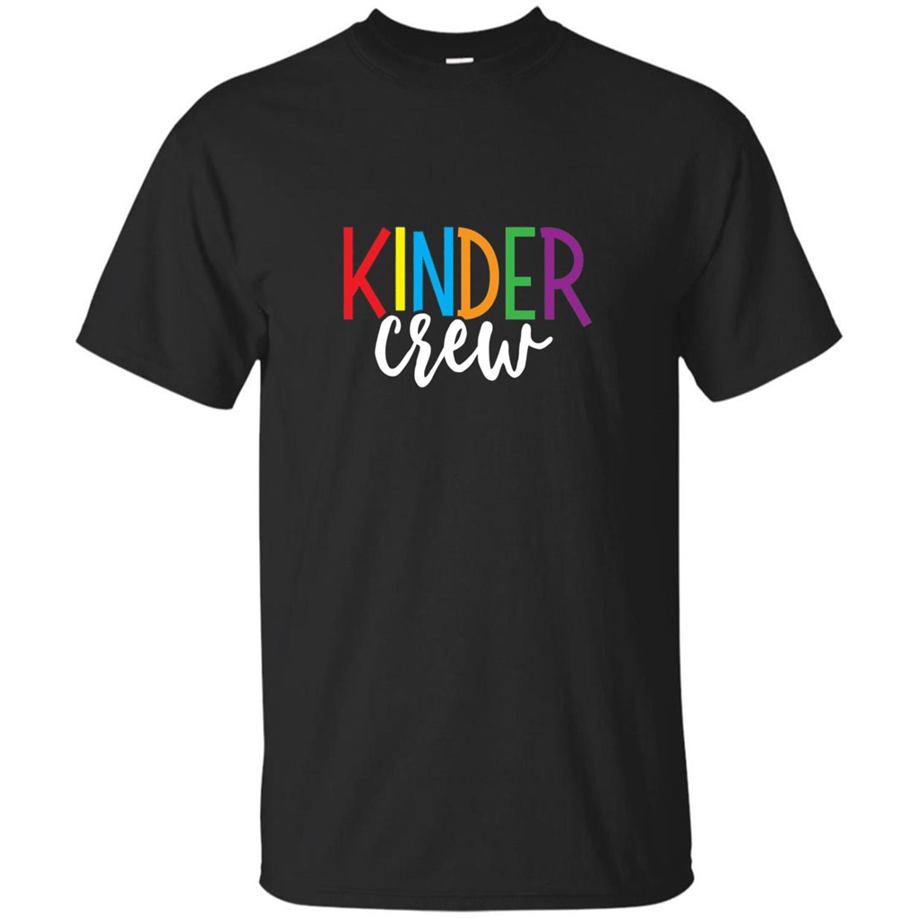 Cute Kindergarten Teacher Team T-Shirt Black