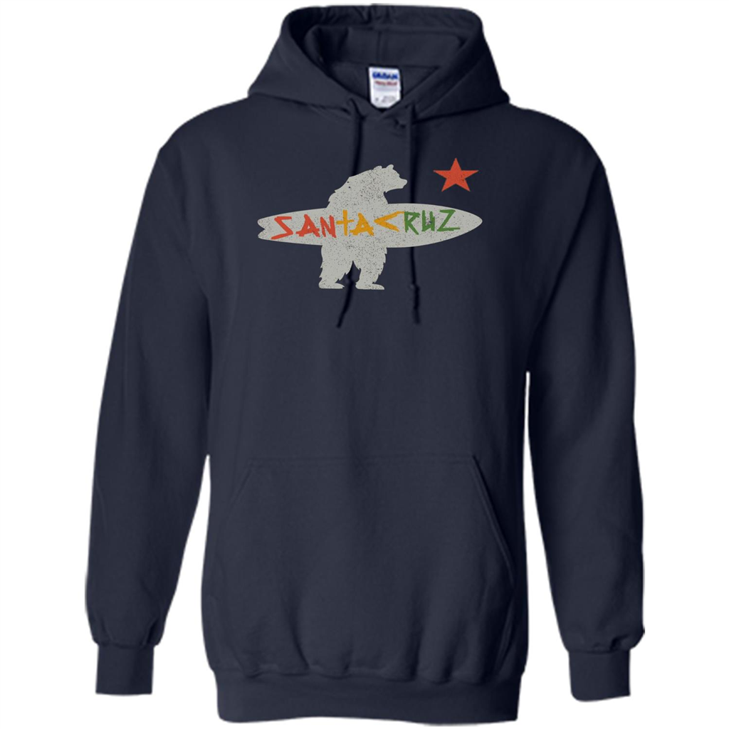 Santa Cruz Surf Bear T-Shirt Navy