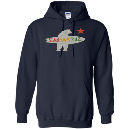 Santa Cruz Surf Bear T-Shirt Navy