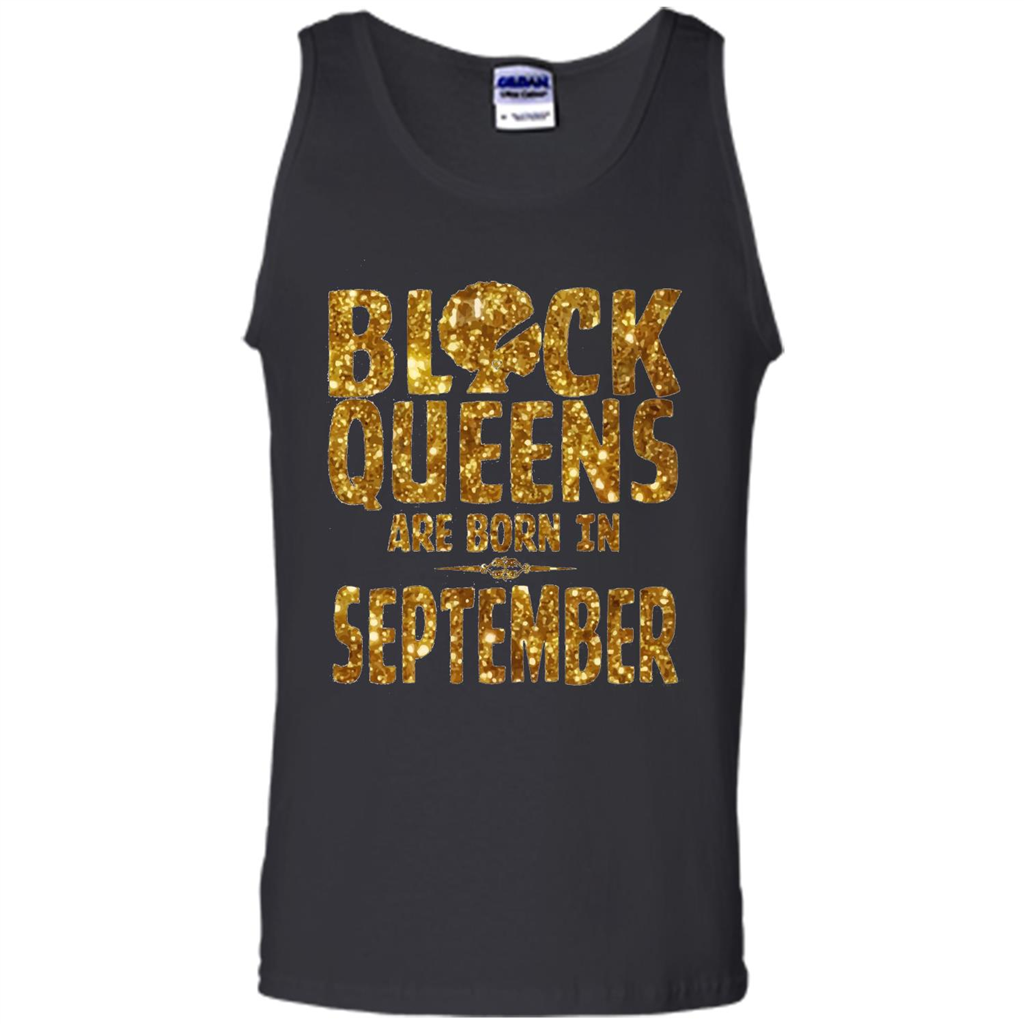 September Queens T-shirt Black Queens Are Born In September T-shirt Black