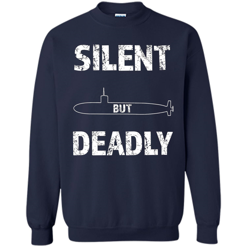 Submariners T-shirt Silent But Deadly T-shirt Navy