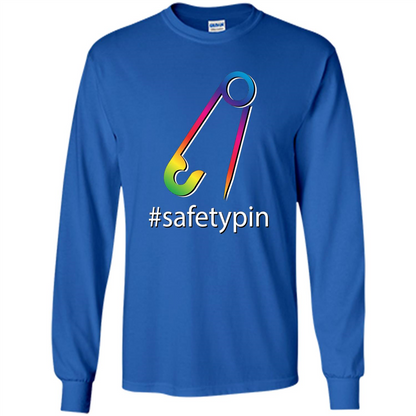 Safety Pin Campaign Against Violence T-Shirt Royal